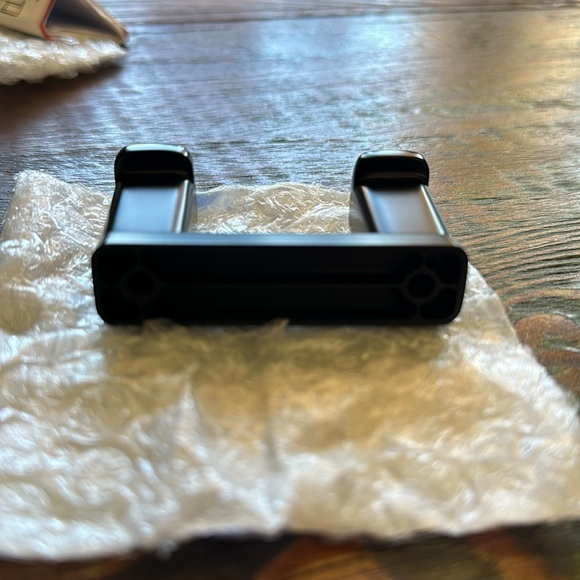 NWOT Matte Black Hansgrohe AddStoris Double Robe Hook - Picture 13 of 14